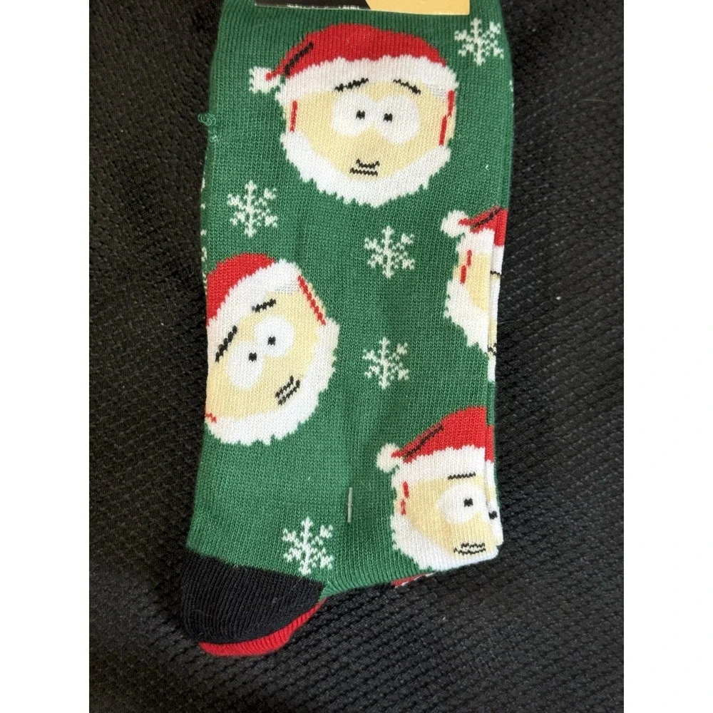 South Park Santa‎ Cartman 2 pack Crew Socks NEW /w Tags HYP 6-12
